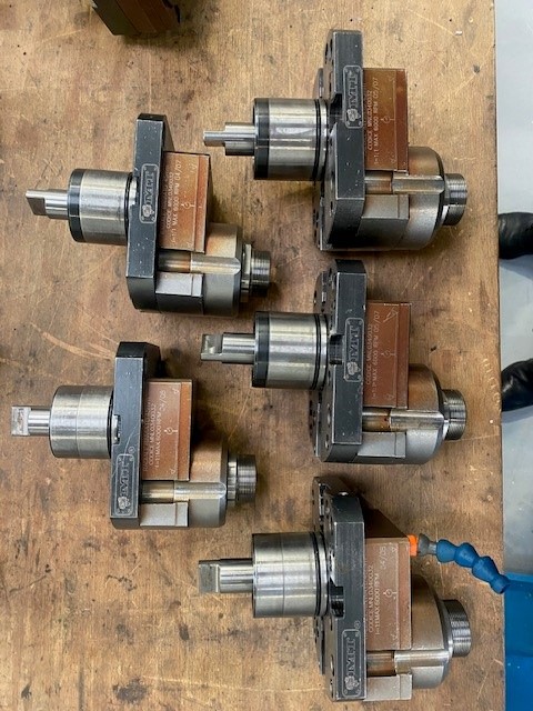 AXA - Set di 6 montanti a cuneo per mini tornio Swing 250-111