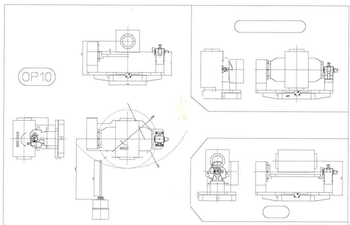 Bascula predisposta x 4 assi Ø 230