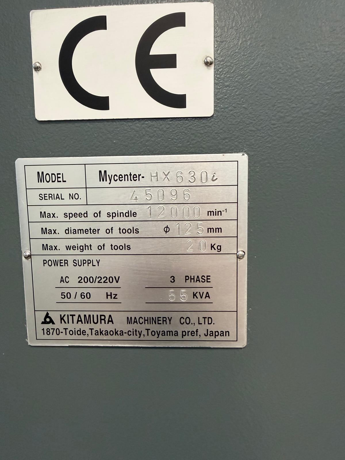 Centro di lavoro orizzontale KITAMURA HX 630i