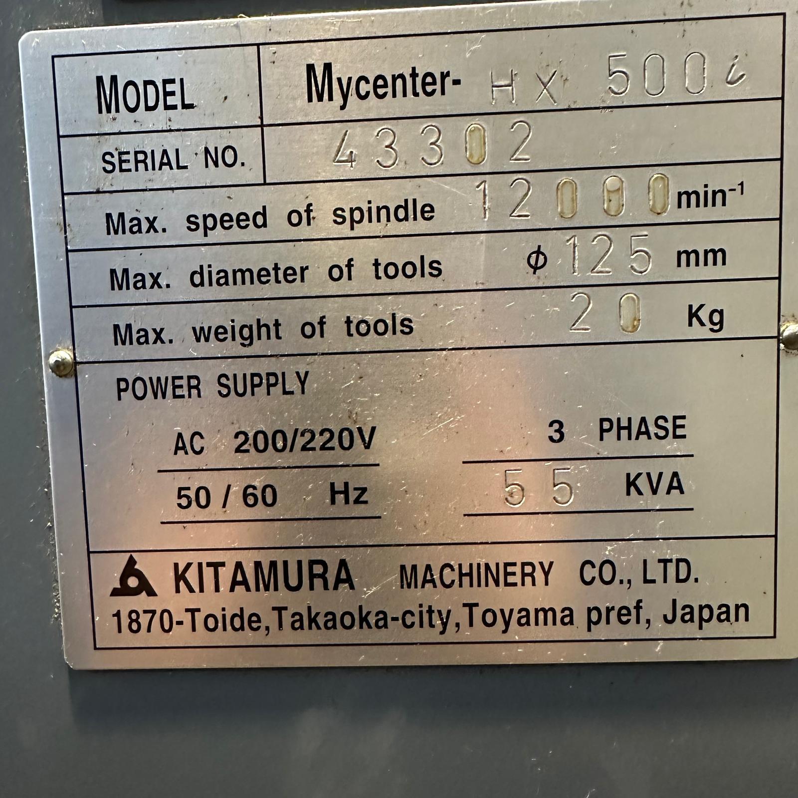 Centro di lavoro orizzontale KITAMURA HX500i