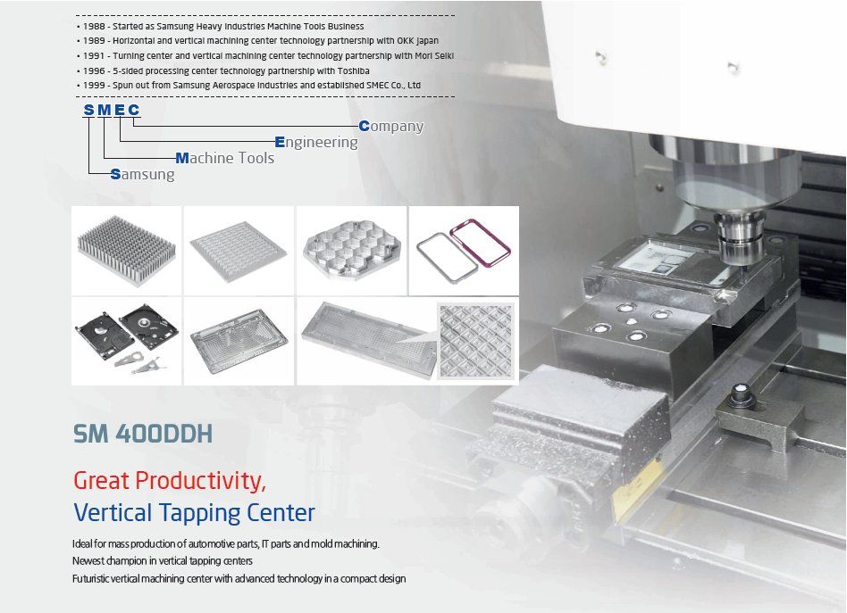 Centro di lavoro verticale SMEC SM400DDH