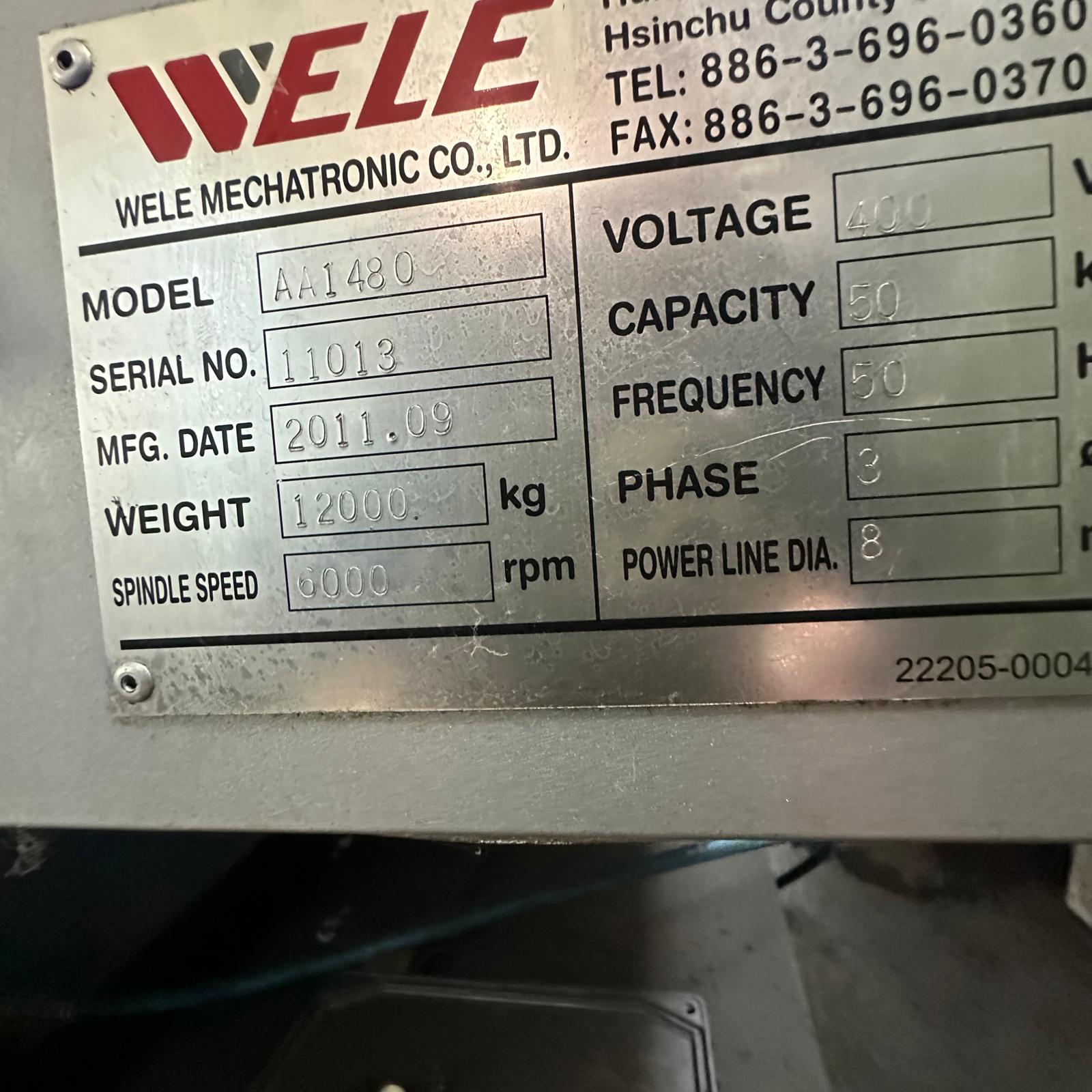 Centro di lavoro verticale WELE AA1480#50