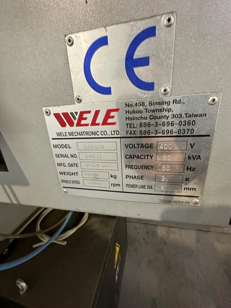Centro di lavoro verticale WELE AA1680