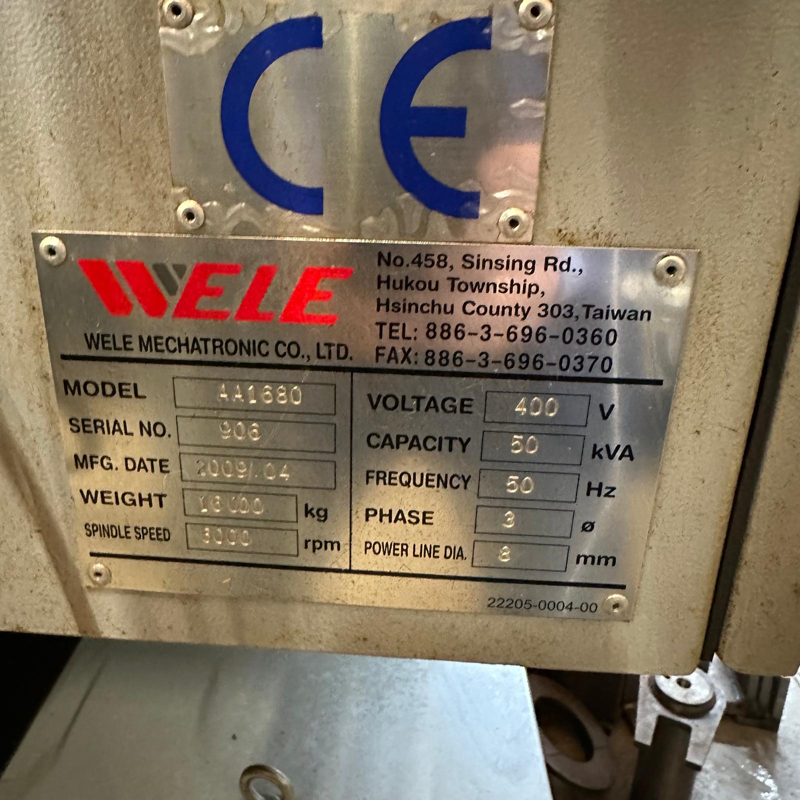 Centro di lavoro verticale WELE AA1680#50