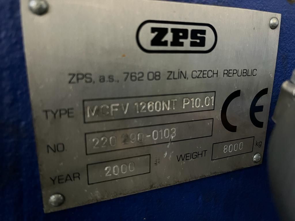 Centro di lavoro verticale ZPS MCFV 1260 NT