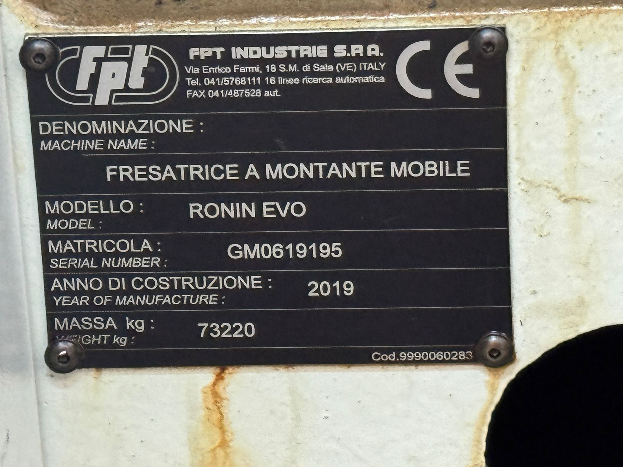 Fresatrice FPT RONIN EVO