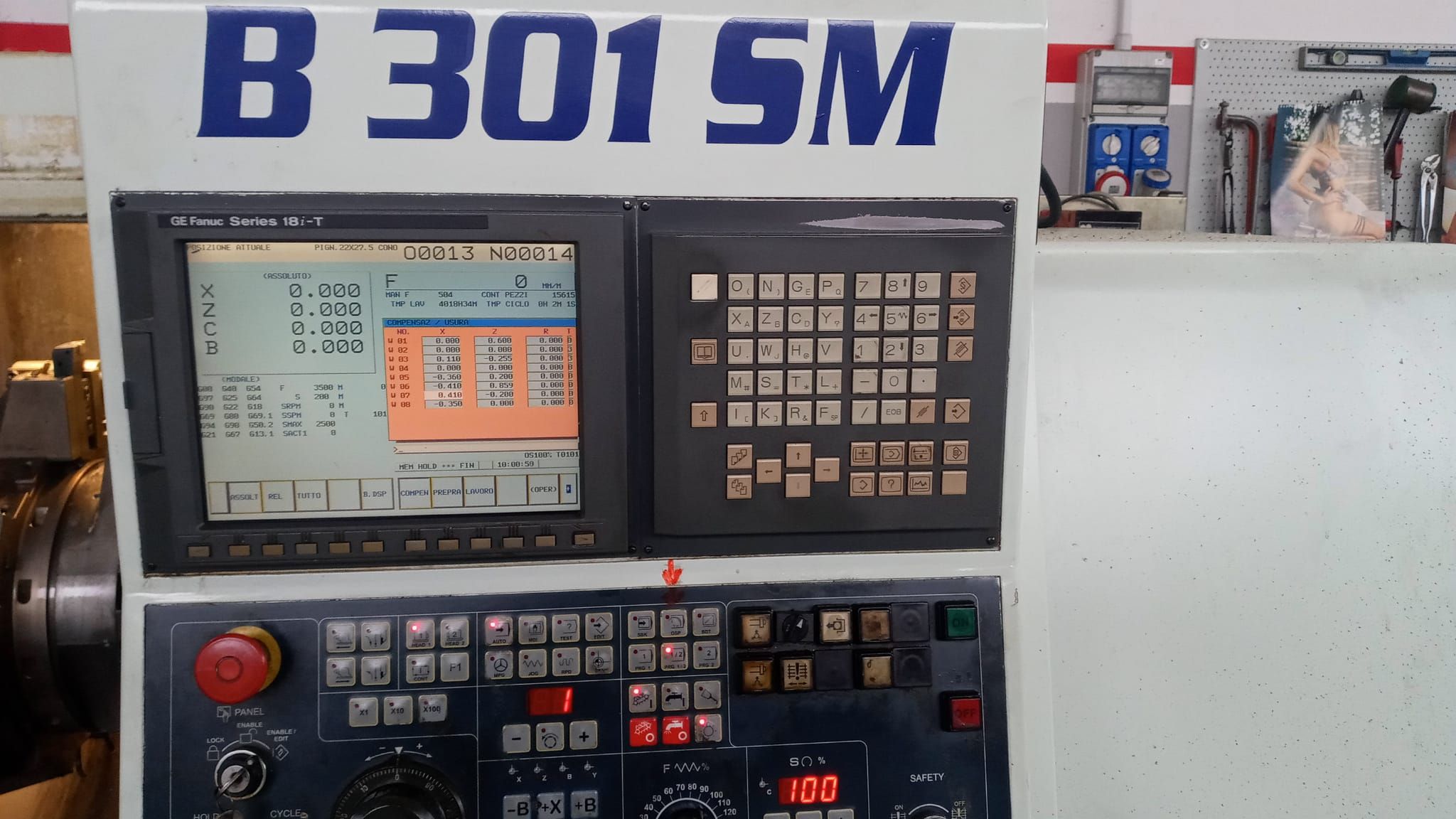 Tornio a controllo numerico BIGLIA B301SM