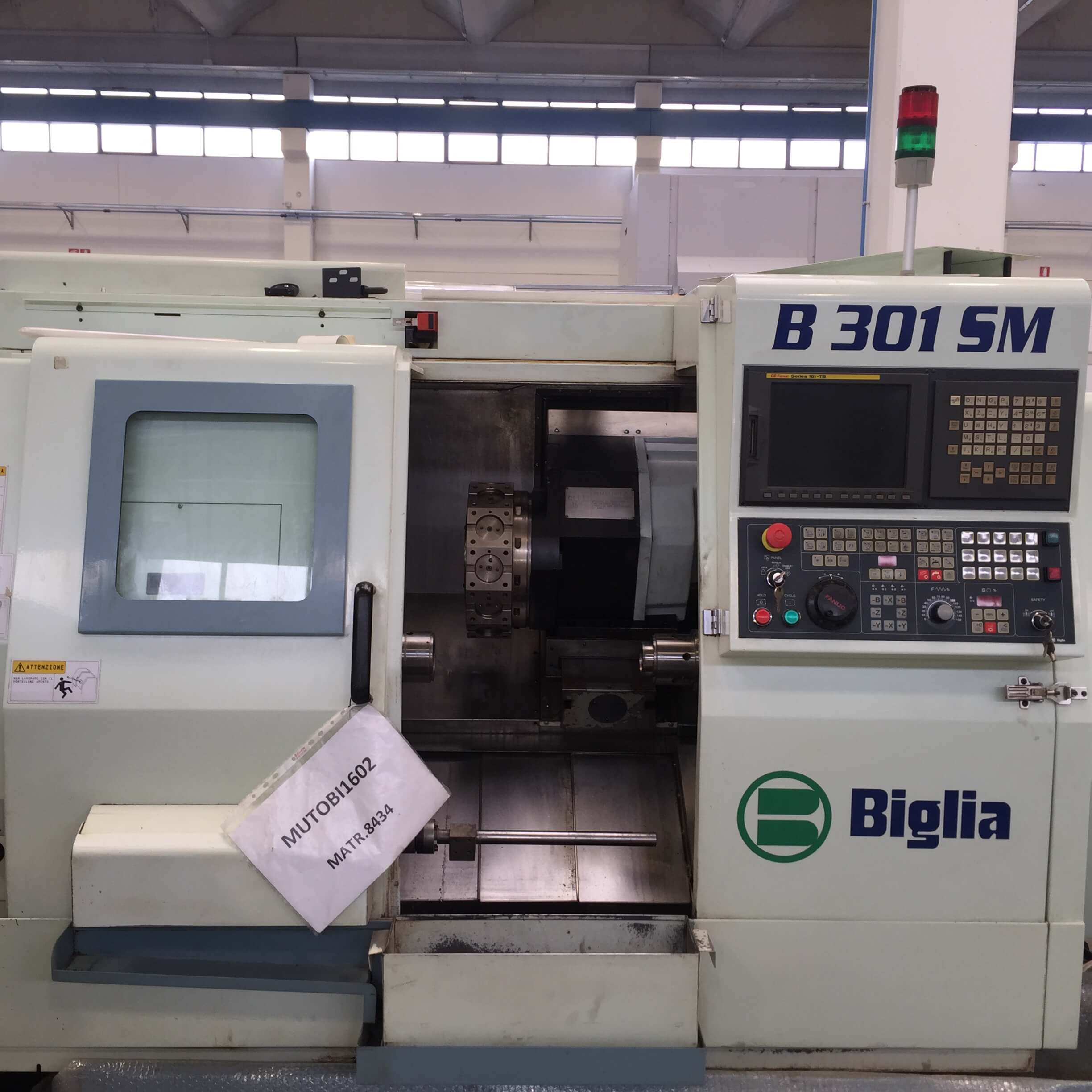 Tornio a controllo numerico BIGLIA B301SM