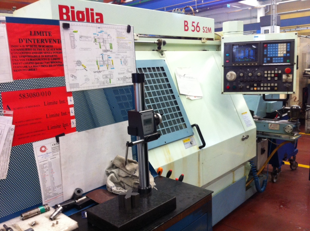 Tornio a controllo numerico BIGLIA B56S2M