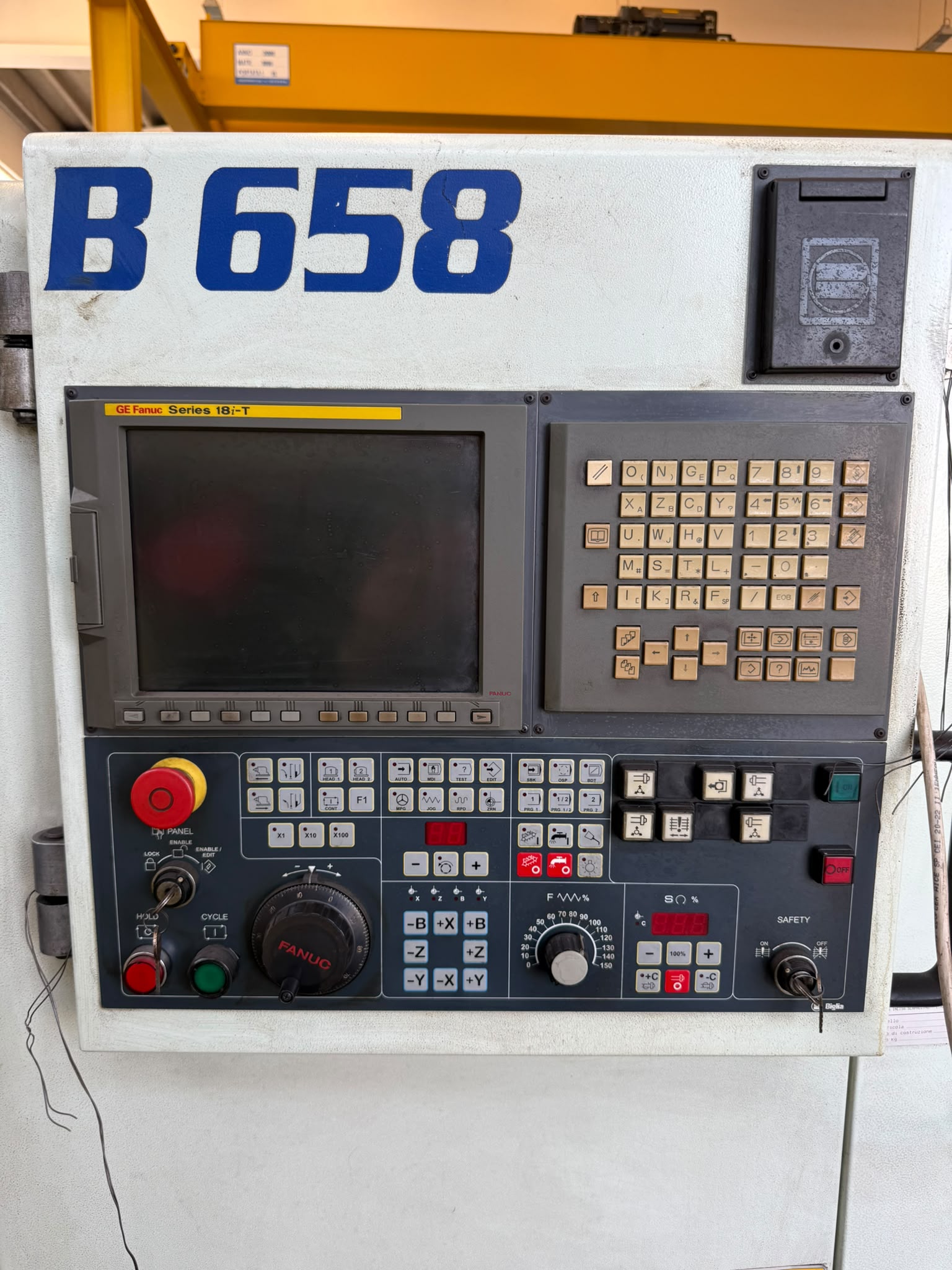 Tornio a controllo numerico BIGLIA B658