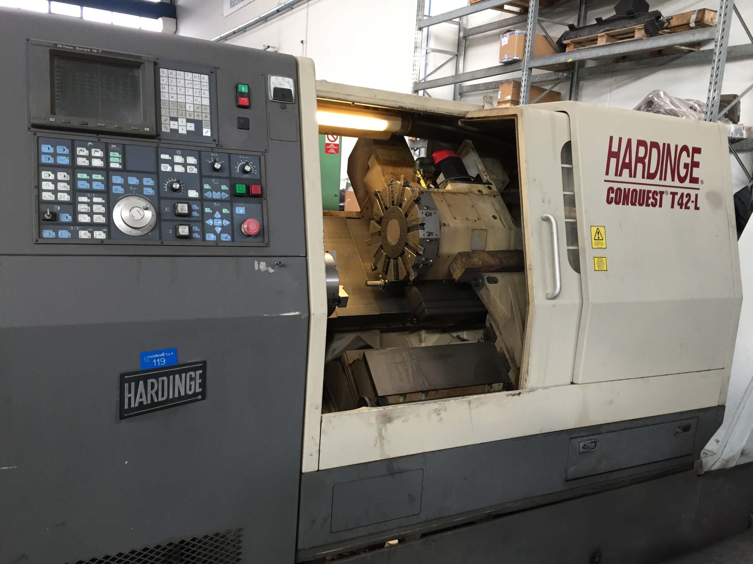 Tornio a controllo numerico HARDINGE CONQUEST T42 SG42