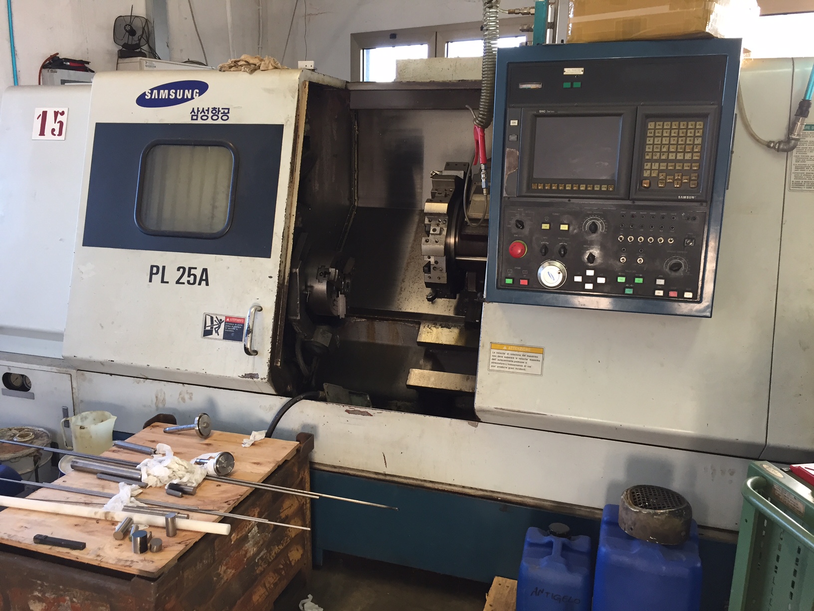 Tornio a controllo numerico SAMSUNG PL 25 A