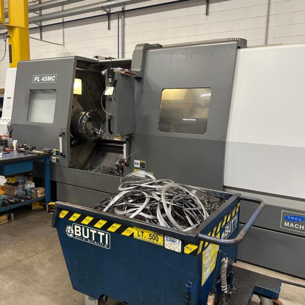 Tornio a controllo numerico SMEC PL45MC/2200